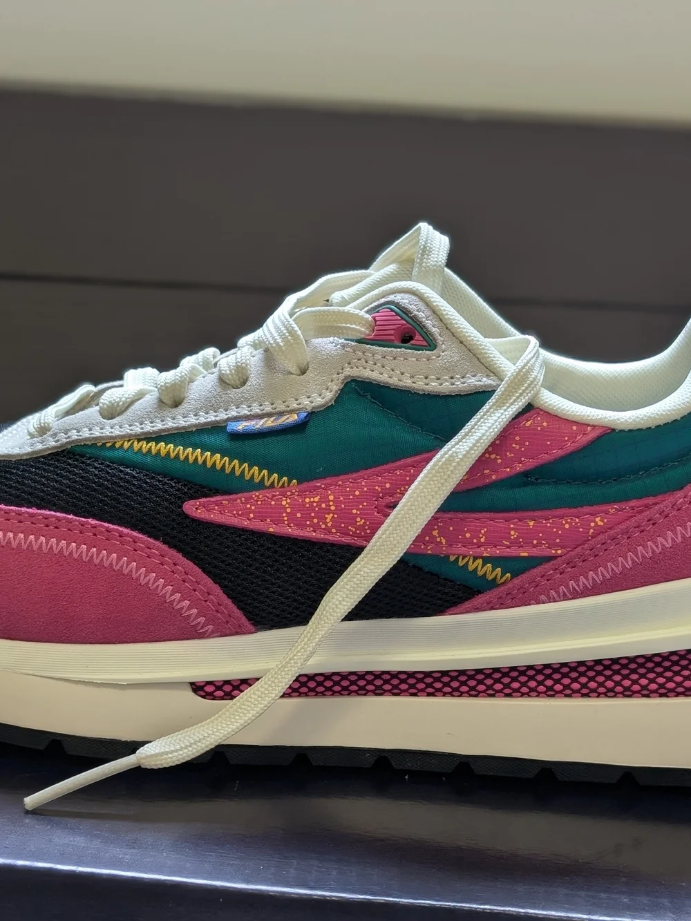 FILA Pink & Teal Sneakers